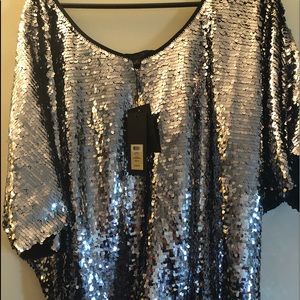 Sequin Rachel Zoe shirt